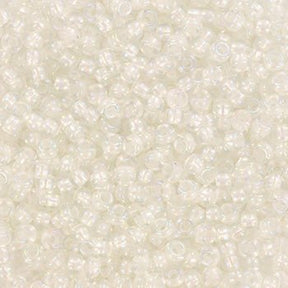 Miyuki seed beads 11/0 - fancy lined soft white 3637 - Uniq Perler - 123303