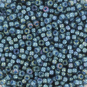 Miyuki seed beads 11/0 - (Fancy lined teal 2256) - Uniq Perler - 