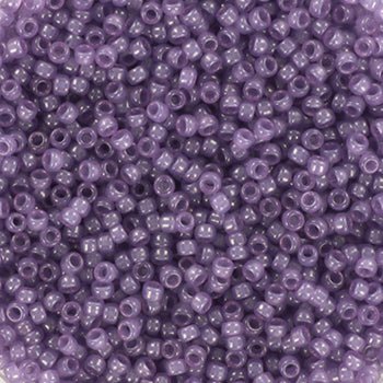 Miyuki seed beads 15/0 - ceylon translucent lavender 2377 - Uniq Perler - 125684