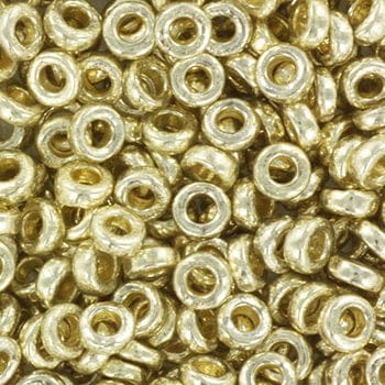 Miyuki Spacer, SP 4201, Duracoat Galvanized Silver, 3x1.3mm - Uniq Perler - 112051