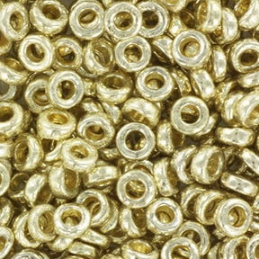 Miyuki Spacer, SP 4201, Duracoat Galvanized Silver, 3x1.3mm - Uniq Perler - 112051