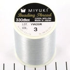 Miyuki Faden – Grau, Farbe 3, 500 Meter (Großkauf) - Uniq Perler - 113700