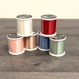 Miyuki Tråd Ruller – Sæt Med 6 Populære Farver (250 Meter) - Uniq Perler - 114329