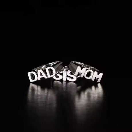 MOM Ring Af Stål (Flere Størrelser) - Uniq Perler - 114624