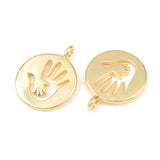 Mor/Barn Vedhæng Med Kubisk Zirkonia – Langtidsholdbar Forgyldt (22x18mm) - Uniq Perler - 117320