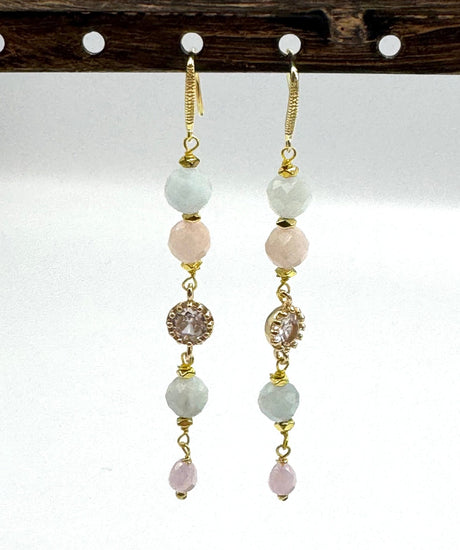 Morganit - Facetteret Runde (5,5 - 6mm) - Uniq Perler - 115255