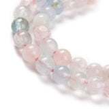 Morganit, Farve Mix, 4mm - Uniq Perler - 111615
