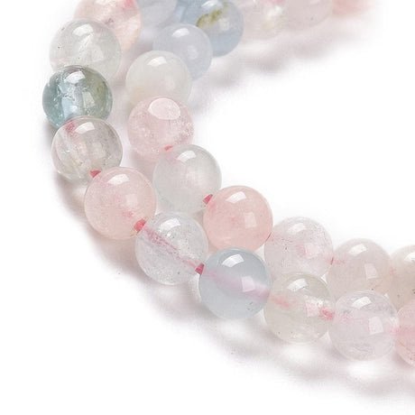 Morganit, Farve Mix, 4mm - Uniq Perler - 111615