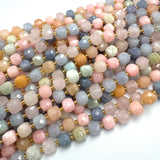 Morganit – Kubeformede Perler i Natursten (8 mm) - Uniq Perler - 88578