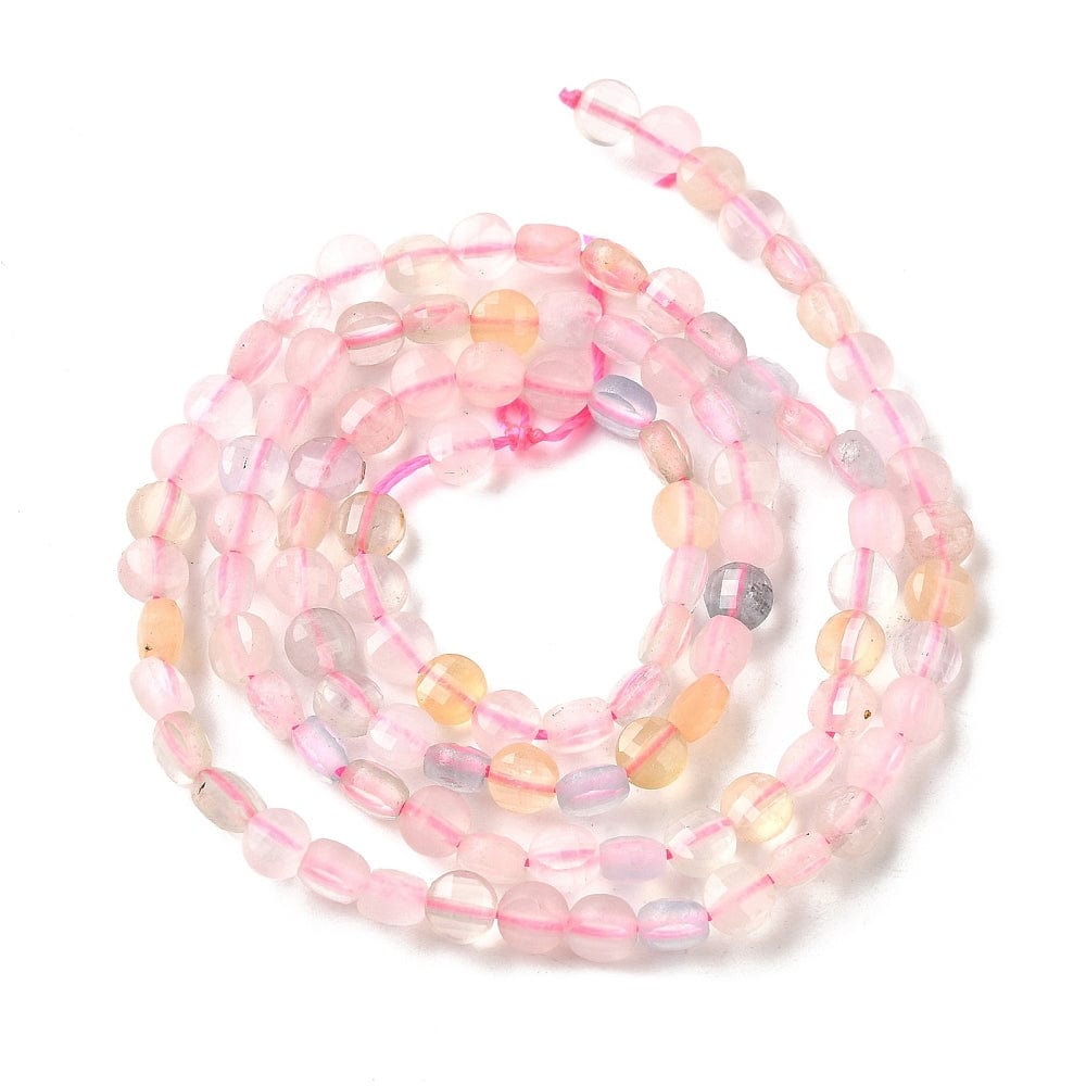 Morganit, Rosa, Facetteret, (4mm) - Uniq Perler - 114924