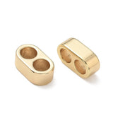 Multi Link Mellemled – 18K Forgyldt Stål (7,5x13,5x5mm) - Uniq Perler - 124605