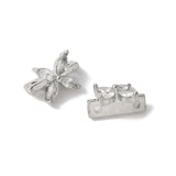 Multi Links Connector Med Zirkonia Sten, Langtidsholdbar Forsølvet, (11.5x8mm) - Uniq Perler - 908410