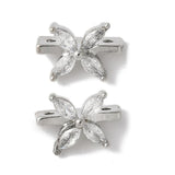 Multi Links Connector Med Zirkonia Sten, Langtidsholdbar Forsølvet, (11.5x8mm) - Uniq Perler - 908410