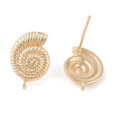 Muslinge Ørestikkere – 14K Forgyldt (16,5x11,5mm) - Uniq Perler - 115455