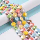 Muslinge Porcelænsperler – Blank Glaseret, Farve Mix (13,5x12x7,5mm) - Uniq Perler - 122801