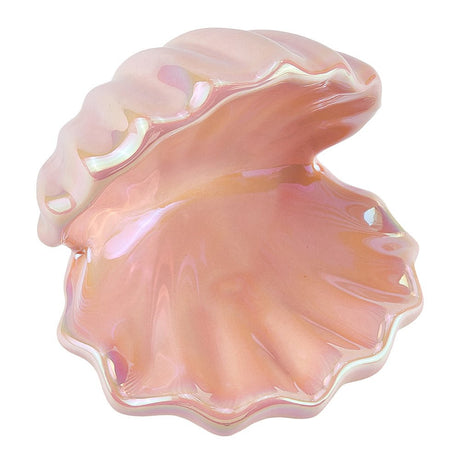 Muslinge Skål Til Udstilling Af Dine Smykker - Pink (11x11x11,5cm) - Uniq Perler - 116456