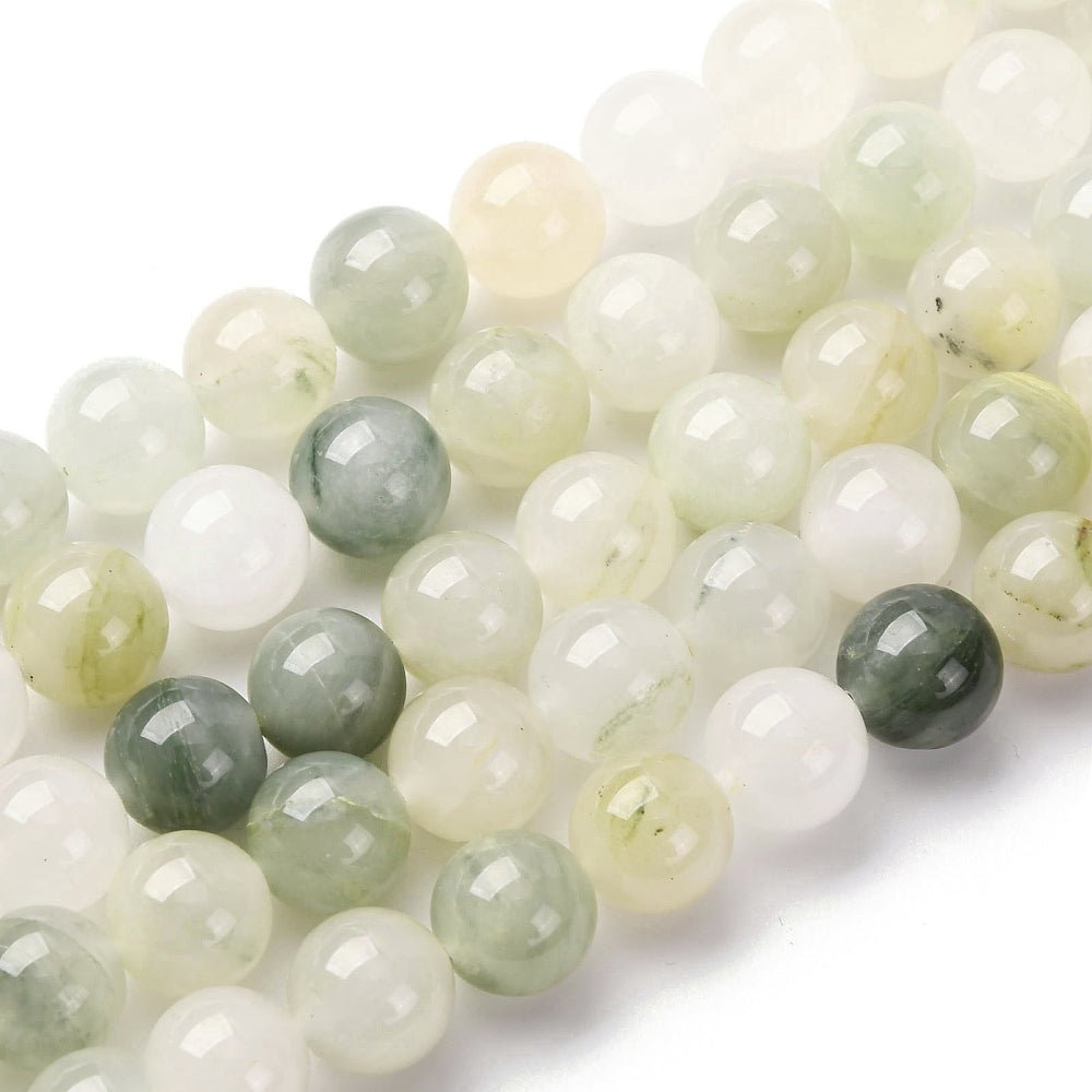 Naturlige Ædelstensperler – Runde (10~10,5mm, Streng) - Uniq Perler - 