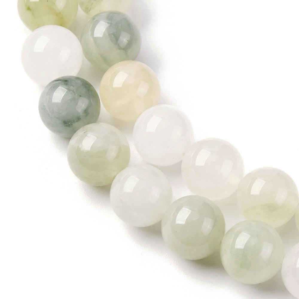 Naturlige Ædelstensperler – Runde (10~10,5mm, Streng) - Uniq Perler - 