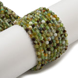 Naturlige Chrysoprase Perler Strenge, Facetteret, 3mm - Uniq Perler - 113230