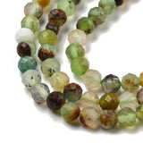 Naturlige Chrysoprase Perler Strenge, Facetteret, 3mm - Uniq Perler - 113230