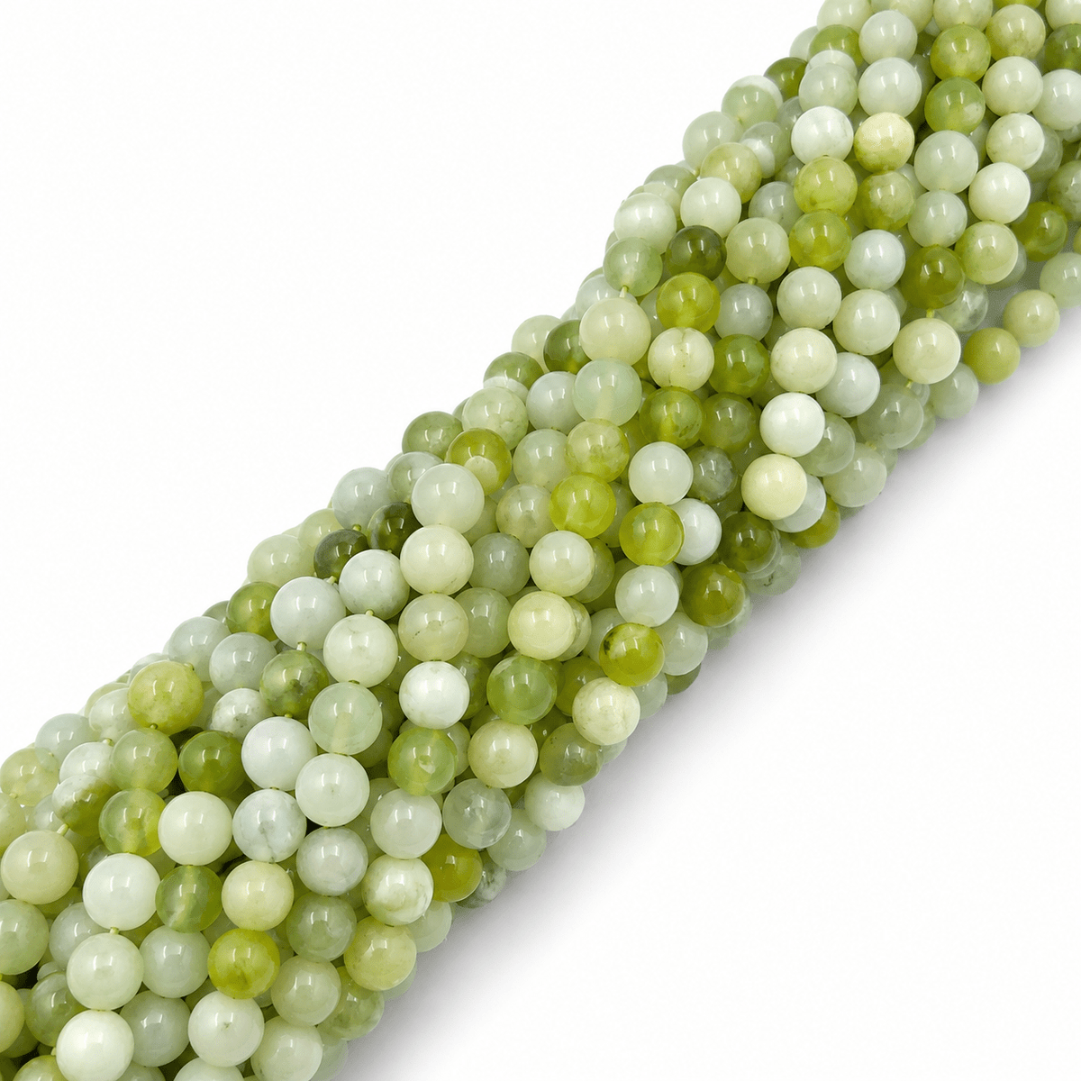 Naturlige Jade Perler – Runde (4~4,5mm) - Uniq Perler - 116271