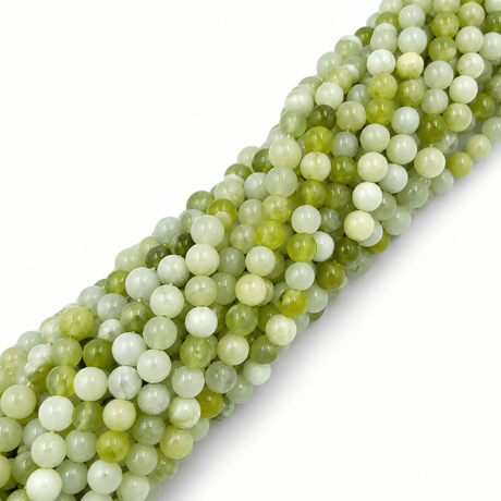 Naturlige Jade Perler – Runde (4~4,5mm) - Uniq Perler - 116271