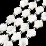 Natürliche Trochus-Muschelperlen – (ca. 12 mm) - Uniq Perler - 