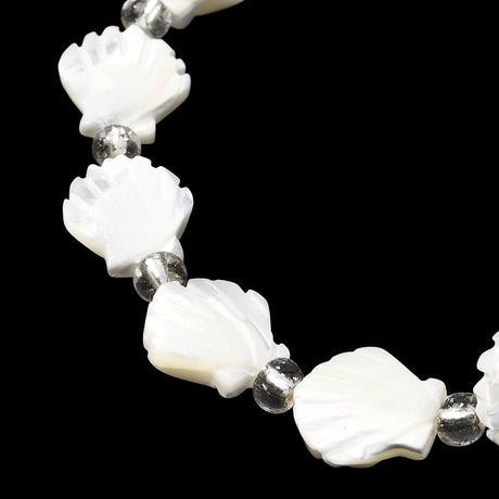 Natural Trochus shell pearls – (approx. 12 mm) - Uniq Perler - 