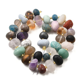 Naturstein-Mix – Nuggets (10 - 14mm) - Uniq Perler - 115870