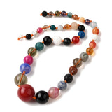 Natursten og glasperler, Mix Størrelser Og Farver, (6 - 18mm) - Uniq Perler - 114930