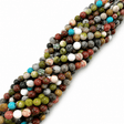 Naturstens Mix – Aventurin, Jasper, Rosakvarts, Jade, Sodalit (8mm) - Uniq Perler - 678276