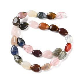 Natural Stone Mix – Teardrop Shaped (14x10mm) - Uniq Perler - 113106