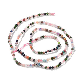 Naturstein Mix – Facettiert (2mm) - Uniq Perler - 111268