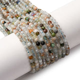 Naturstens Mix – Farve Mix, Facetteret, Rund (2mm) - Uniq Perler - 