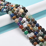 Naturstens Mix Perler – Runde (4mm) - Uniq Perler - 126109