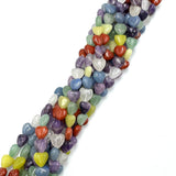 Naturstens Perlestreng – Hjerter Mix (10mm) - Uniq Perler - 122083