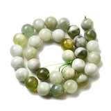 New Jade Perler – Grøn, Runde (12mm) - Uniq Perler - 125922