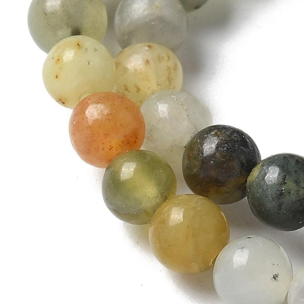 New Jade Rund (4 - 5mm) - Uniq Perler - 117582