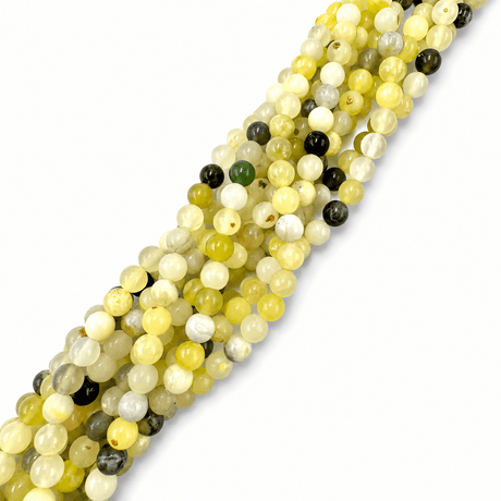 New Jade Rund (6-6,5mm) - Uniq Perler - 117580
