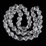 Nugget Formet Glasperler - Klar (9,5 - 14mm) - Uniq Perler - 114185