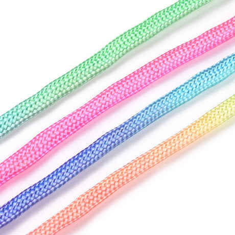 Nylon Snor – Farve Mix (4~5mm) 10 meter - Uniq Perler - 118885