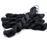 Nylon Tråd - Sort (1mm, Ca. 22 Meter) - Uniq Perler - 787024