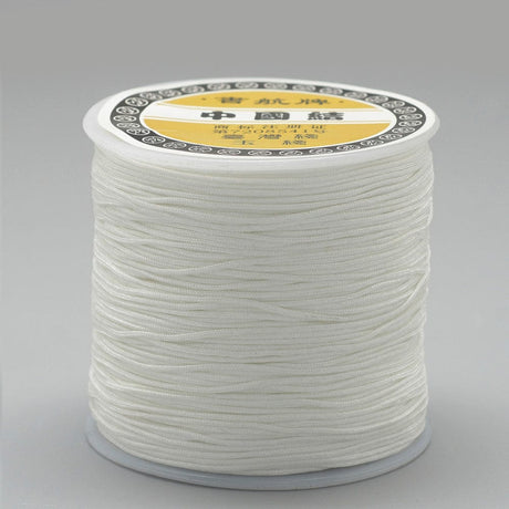 Nylonsnor – Hvid (0,4mm) 160m - Uniq Perler - 116161