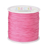 Nylontråd – Pink (0,8mm, 90 meter) - Uniq Perler - 124257