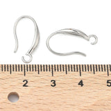 Ørekroge Med Øje – Langtidsholdbar Platinbelagt Stål (19mm) - Uniq Perler - 119119