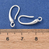 Ørekroge Med Øsken – 925 Sterling Sølv Belagt Messing (16,5x2,5mm) 2 stk. - Uniq Perler - 122629