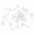 Ørestikkere Til Topboret Perler – Sterling Sølv 925 (4mm) - Uniq Perler - 117820