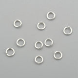 Øsken – Åben, Forsølvet Stål (3,5x0,6mm), 20 stk - Uniq Perler - 13612
