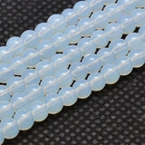 Opal Glasperler – Duset Hvid (4mm) - Uniq Perler - 144387