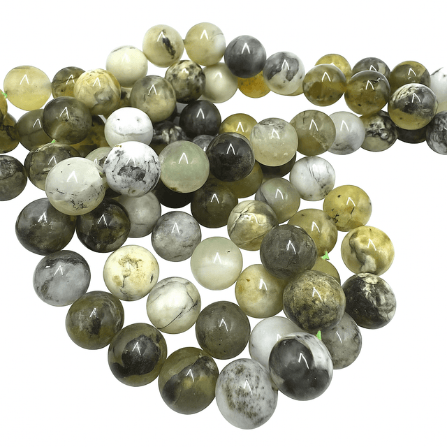 Opal - Grøn (10mm) - Uniq Perler - 774466